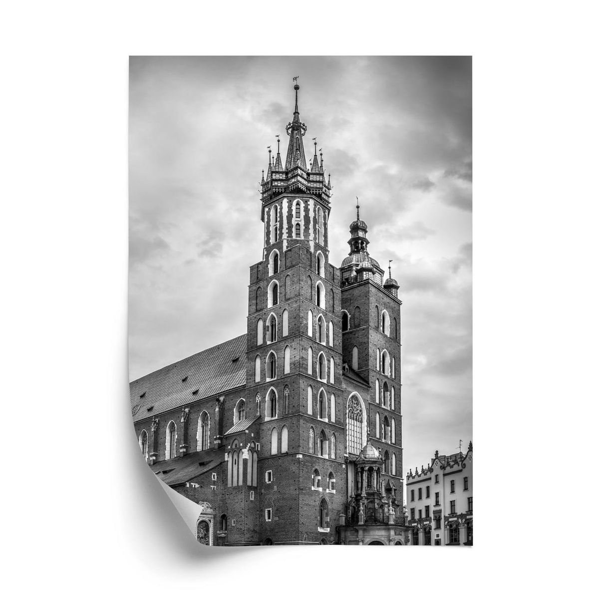 Plakat - Mariacki church in cracow poland