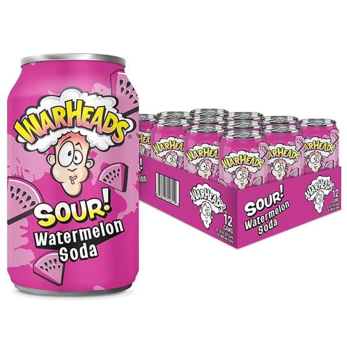 Warheads Sour Watermelon Soda