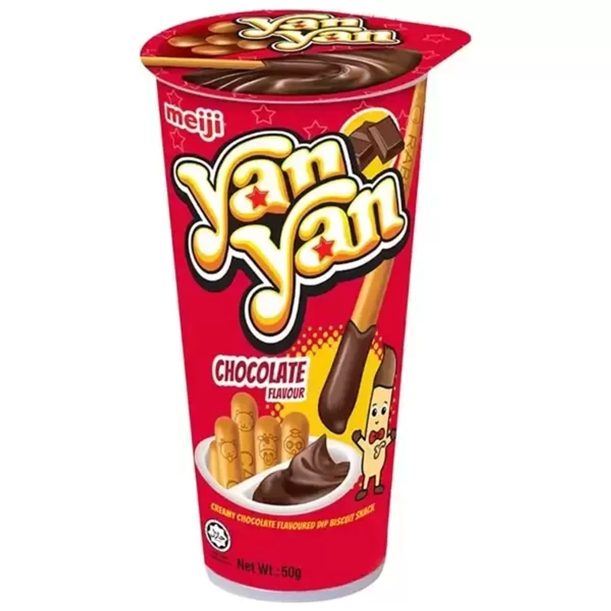 Meiji Yan Yan Creamy Chocolate Flavoured Dip Biscuit