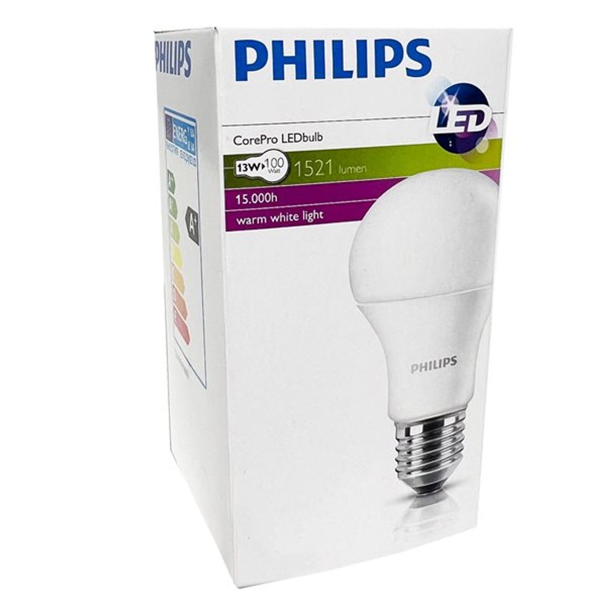 Philips CorePro LED-pære med E27 fatning 1521 lumen - Indendørsbelysning > Pærer - Philips - Spotshop