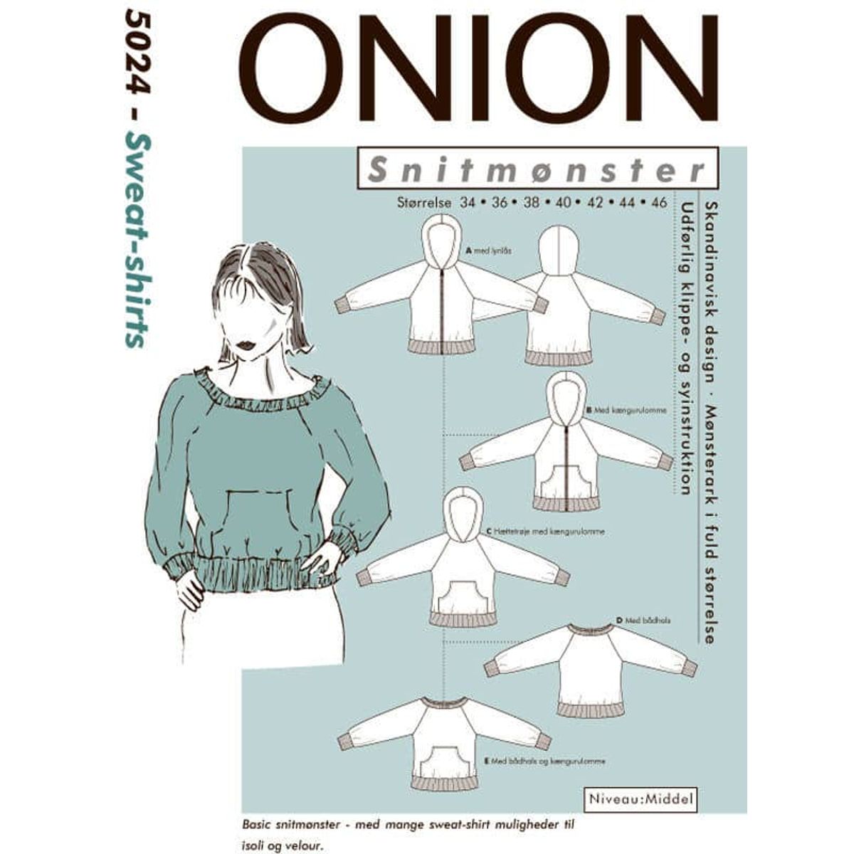 Sweat-shirts, str. 34-46 - Onion 5024