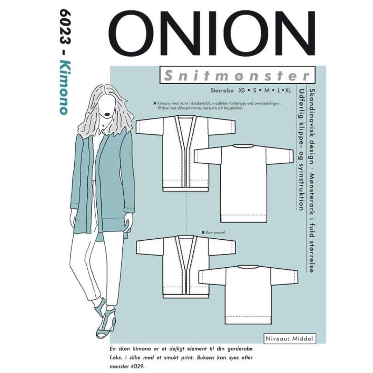 Kimono, str. XS-XL - Onion 6023