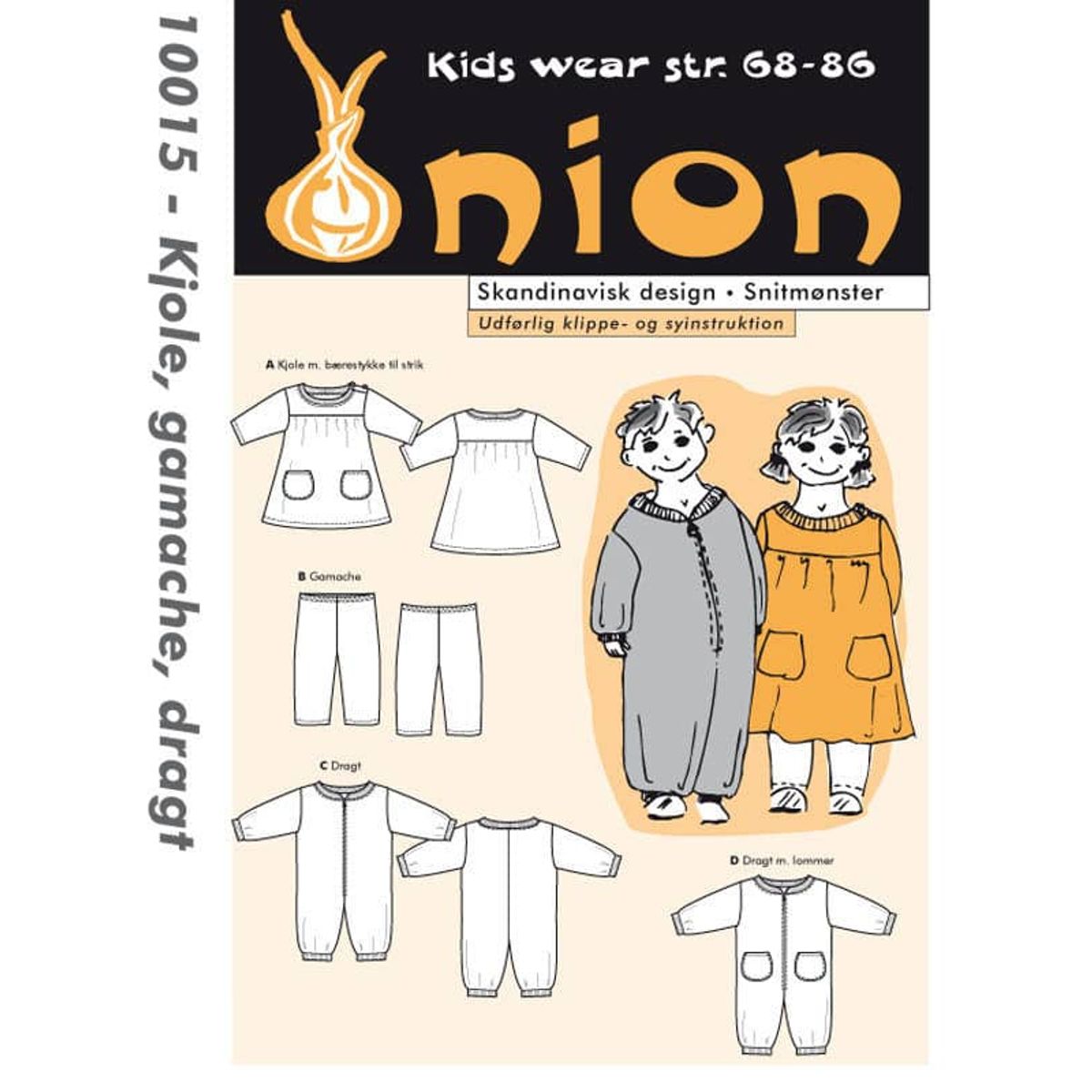 Kjole, gamache, dragt, str. 68-86 - Onion kids wear 10015