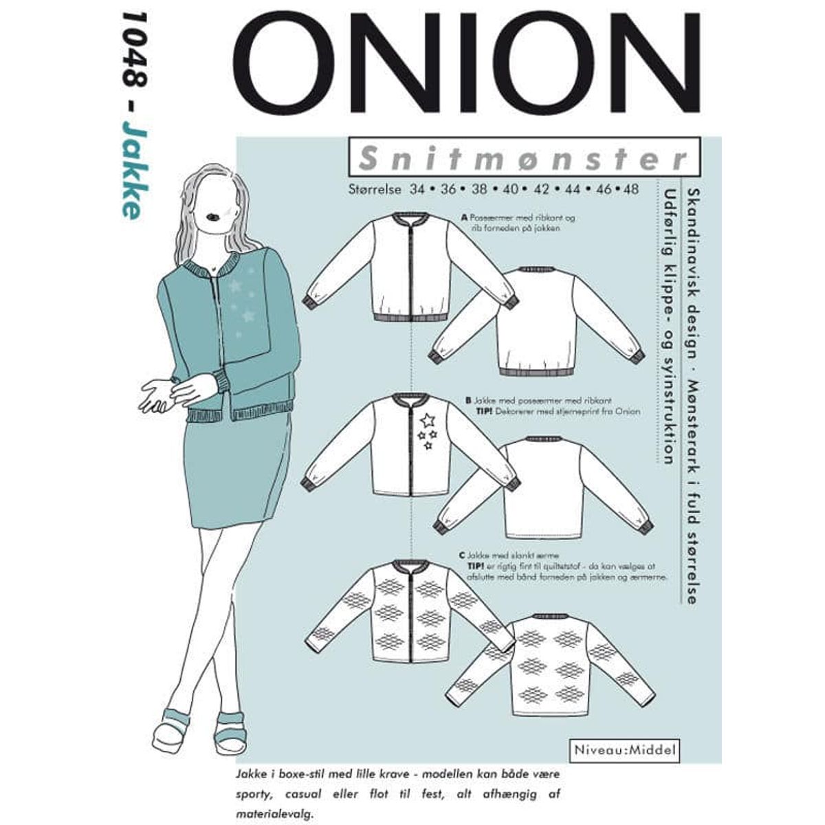 Onion jakke, str. 34-48 - Onion 1048