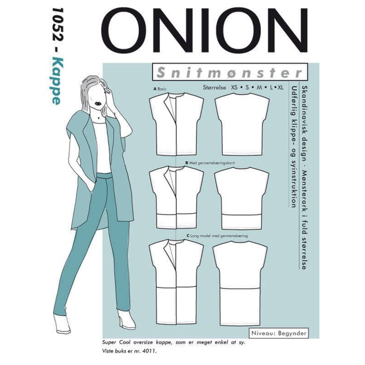 Kappe, str. XS-XL - Onion 1052