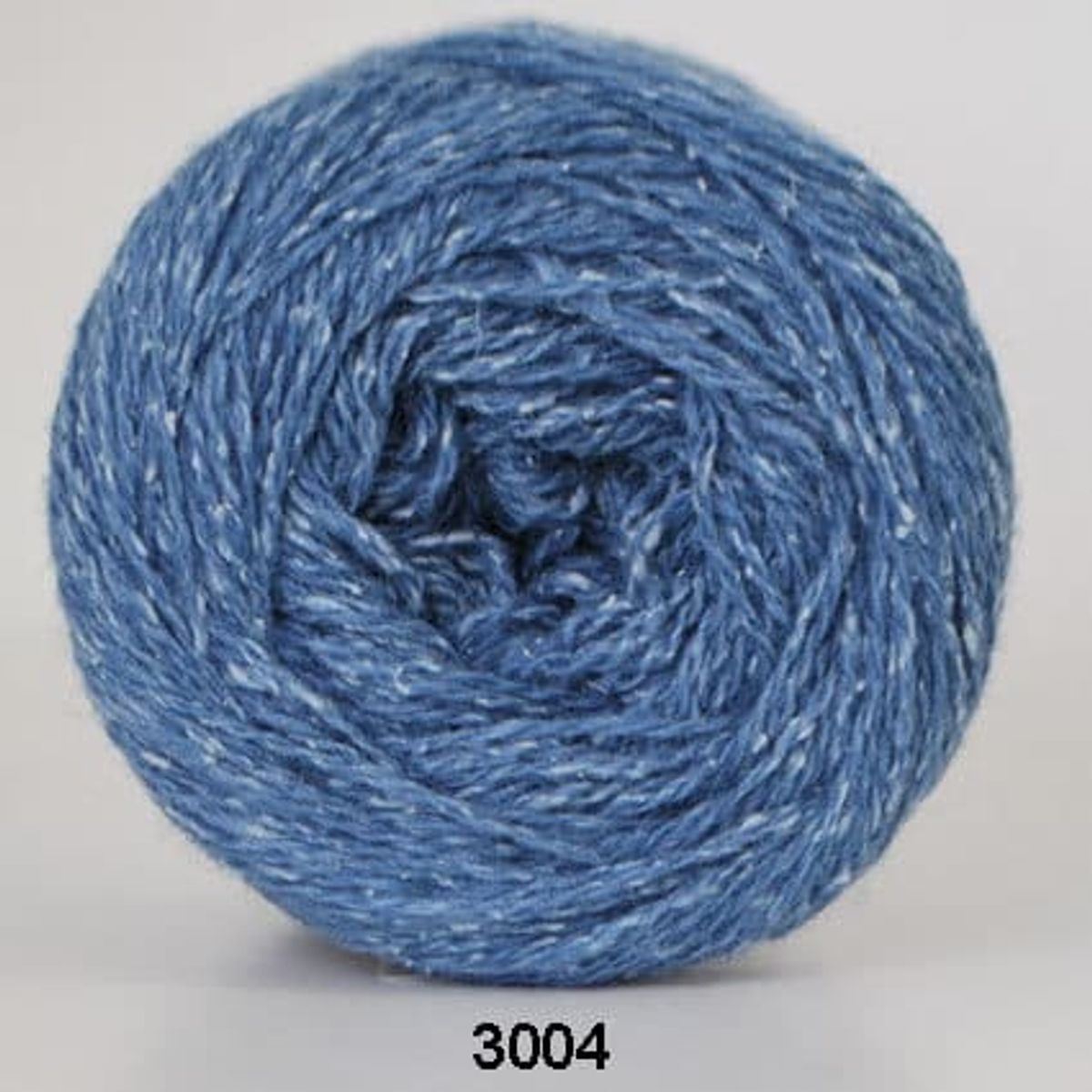 Wool Silk fra Hjertegarn i mange farver - Gots Certificeret - 3004 blå - 25% Silke, 75% Lammeuld