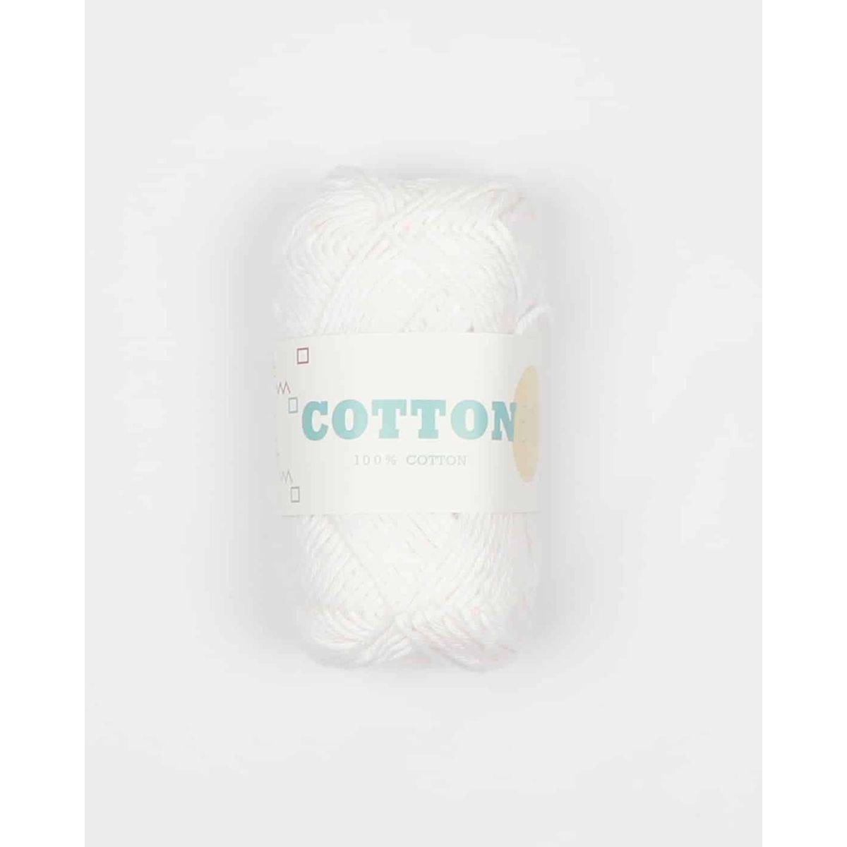 Cotton 8/8, hvid - 100% Bomuld - 100% Bomuld