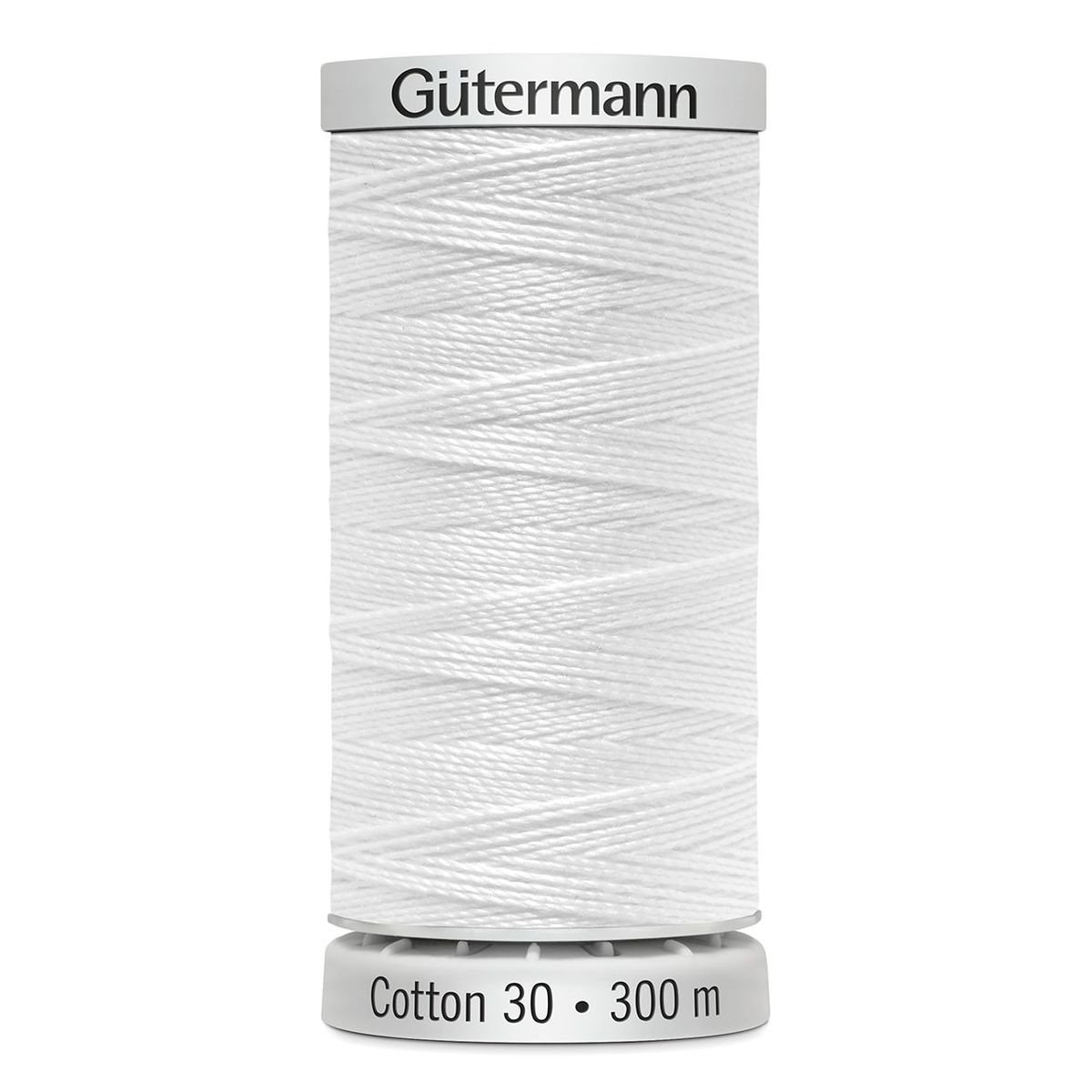 Gütermann sytråd, Cotton 30 300 m - 1001 - 100% Bomuld