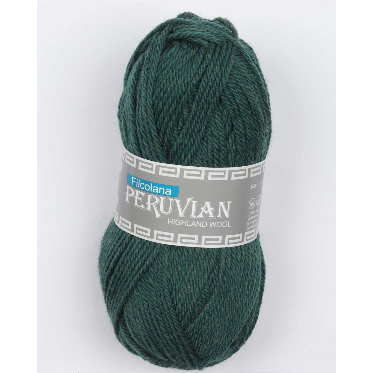 Peruvian Highland Wool fra Filcolana i mange farver - 801 grøn - 100% Peruvian-highland-uld