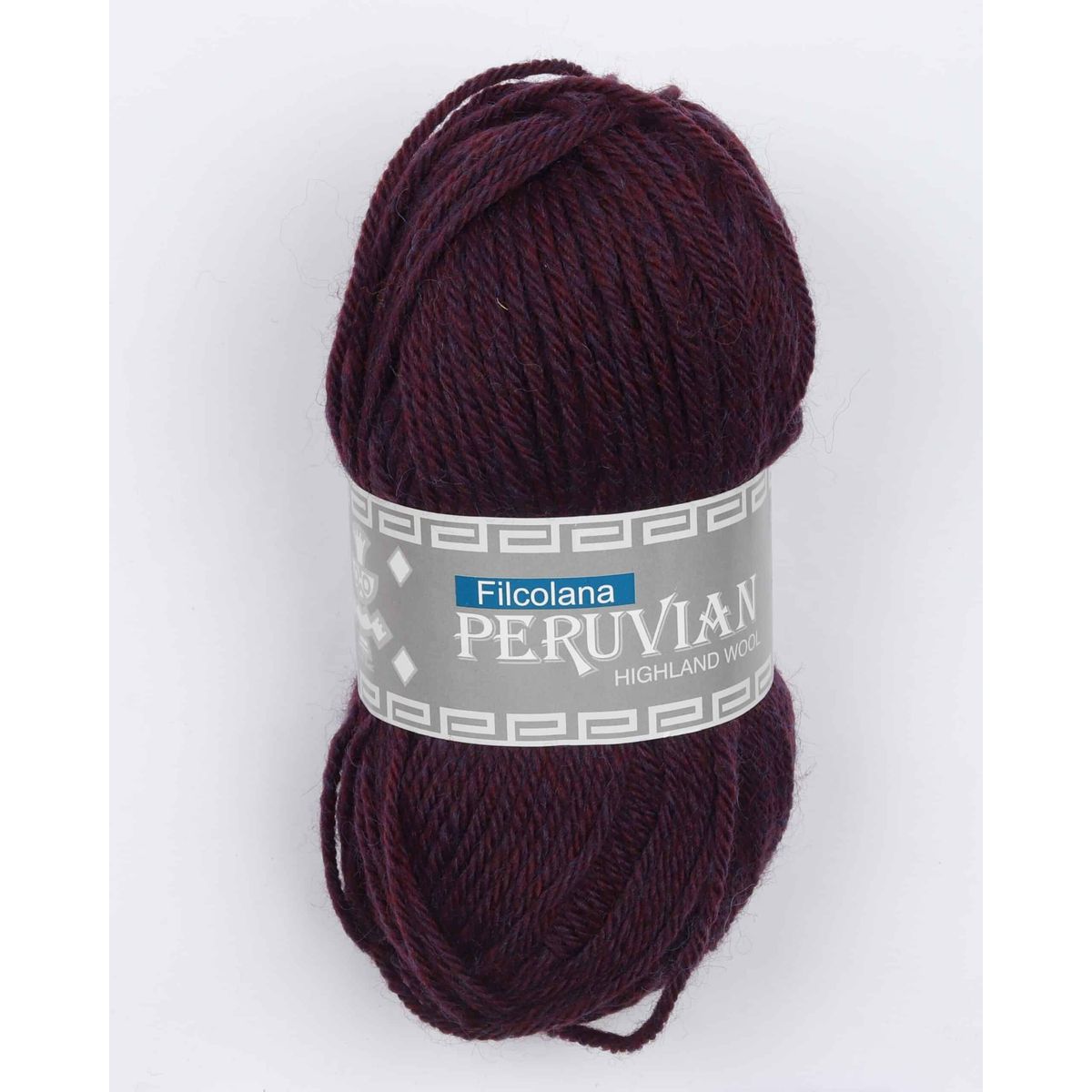 Peruvian Highland Wool fra Filcolana i mange farver - 806 mørkelilla - 100% Peruvian-highland-uld