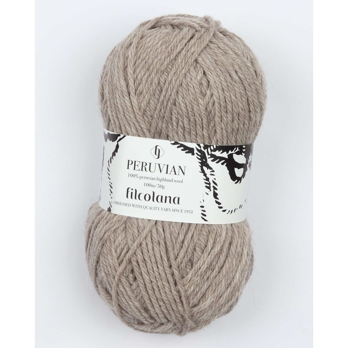 Peruvian Highland Wool fra Filcolana i mange farver - 978 meleret beige - 100% Peruvian-highland-uld