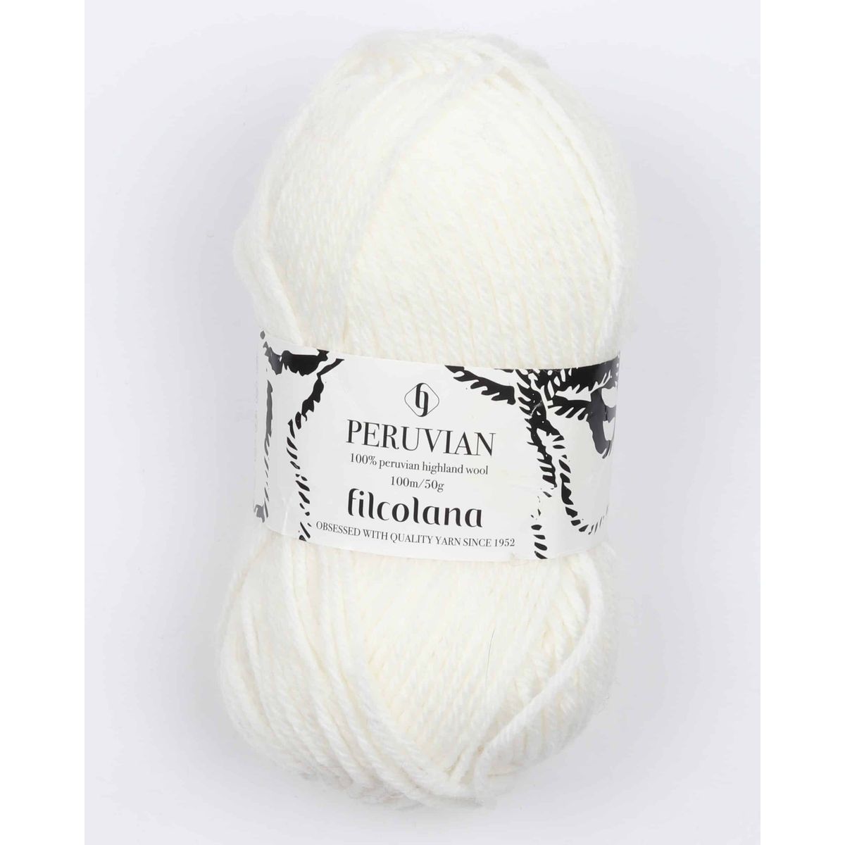 Peruvian Highland Wool fra Filcolana i mange farver - 100 hvid - 100% Peruvian-highland-uld