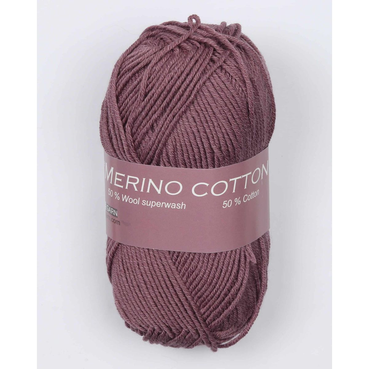 Merino cotton fra Hjertegarn i mange farver - 1850 lyng - 50% Bomuld, 50% Uld