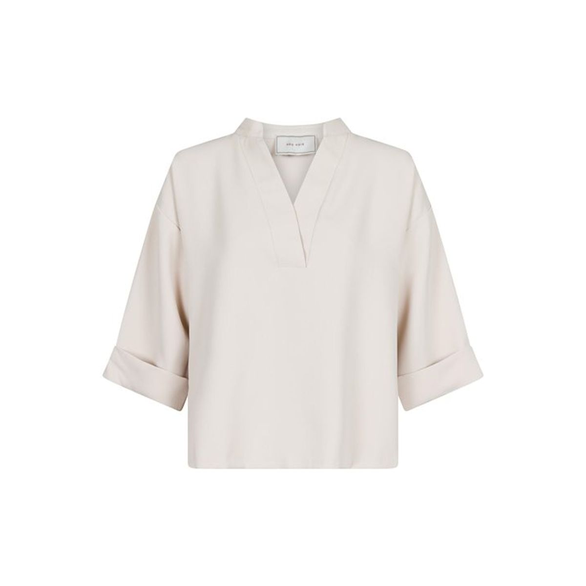 Neo Noir - Luma Crepe Blouse - Creme