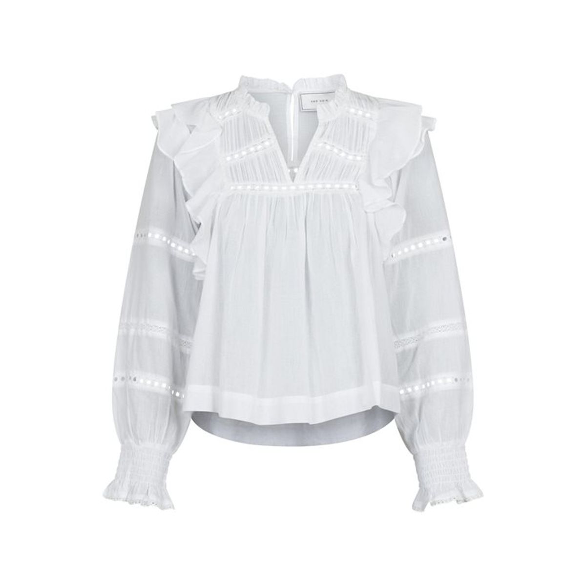 Neo Noir - Aurika S Voile Blouse - Hvid