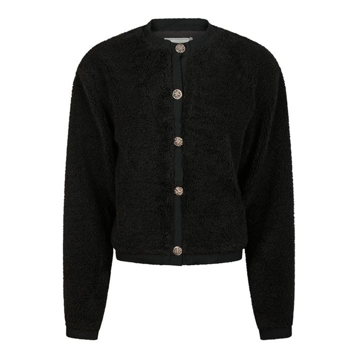 Neo Noir - Limo Fluffy Knit Cardigan - Black