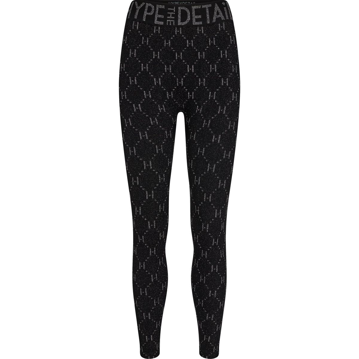 Hype The Detail - Leggings With Lurex - Silver