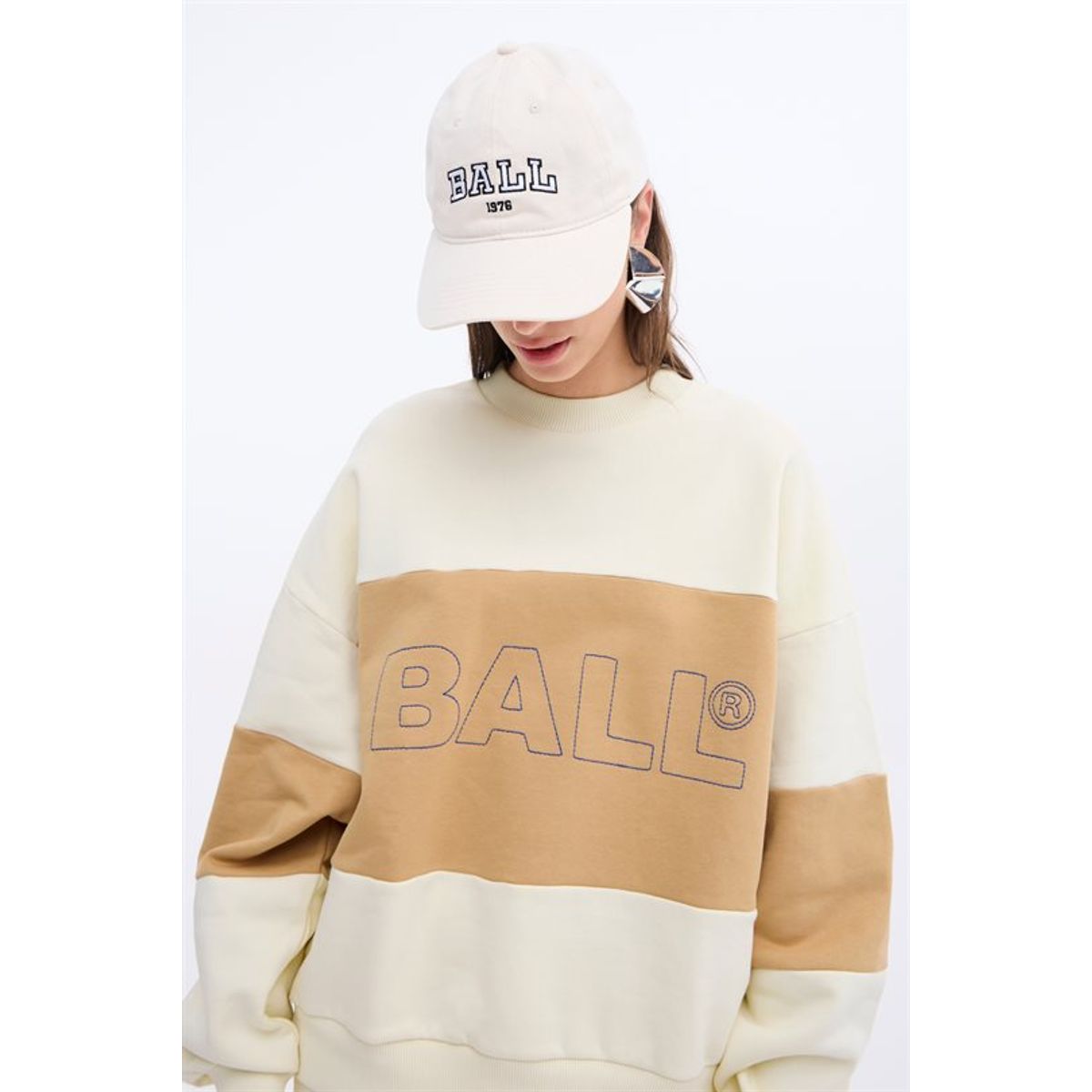 Ball - Summer Chain Crew Neck - Off White