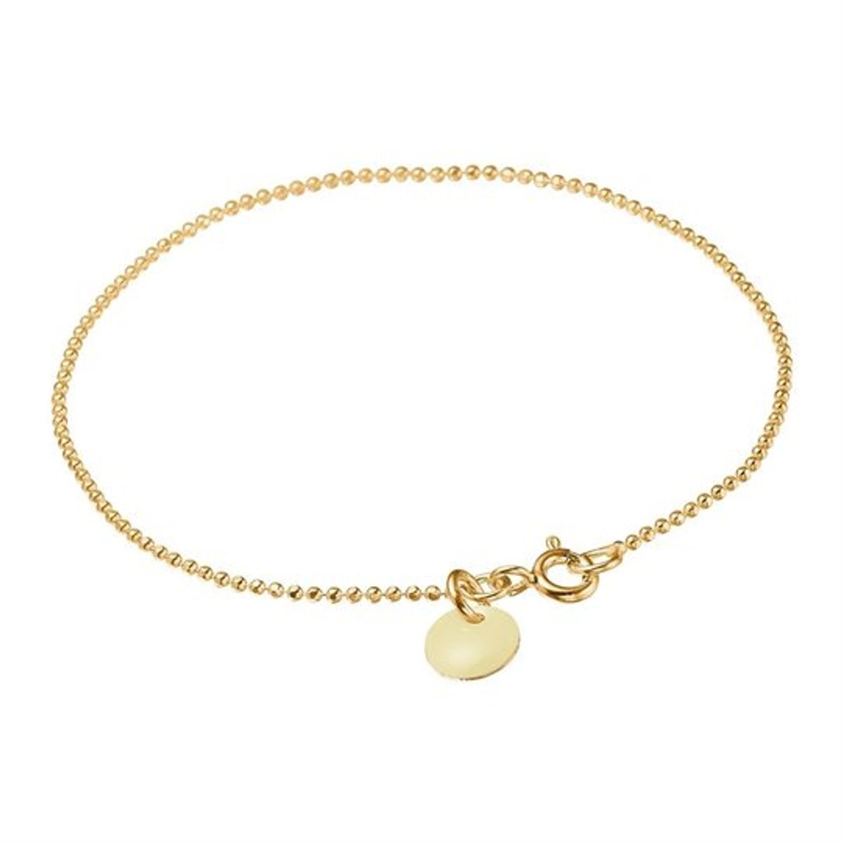 Enamel - Ball Chain Armbånd - Beige