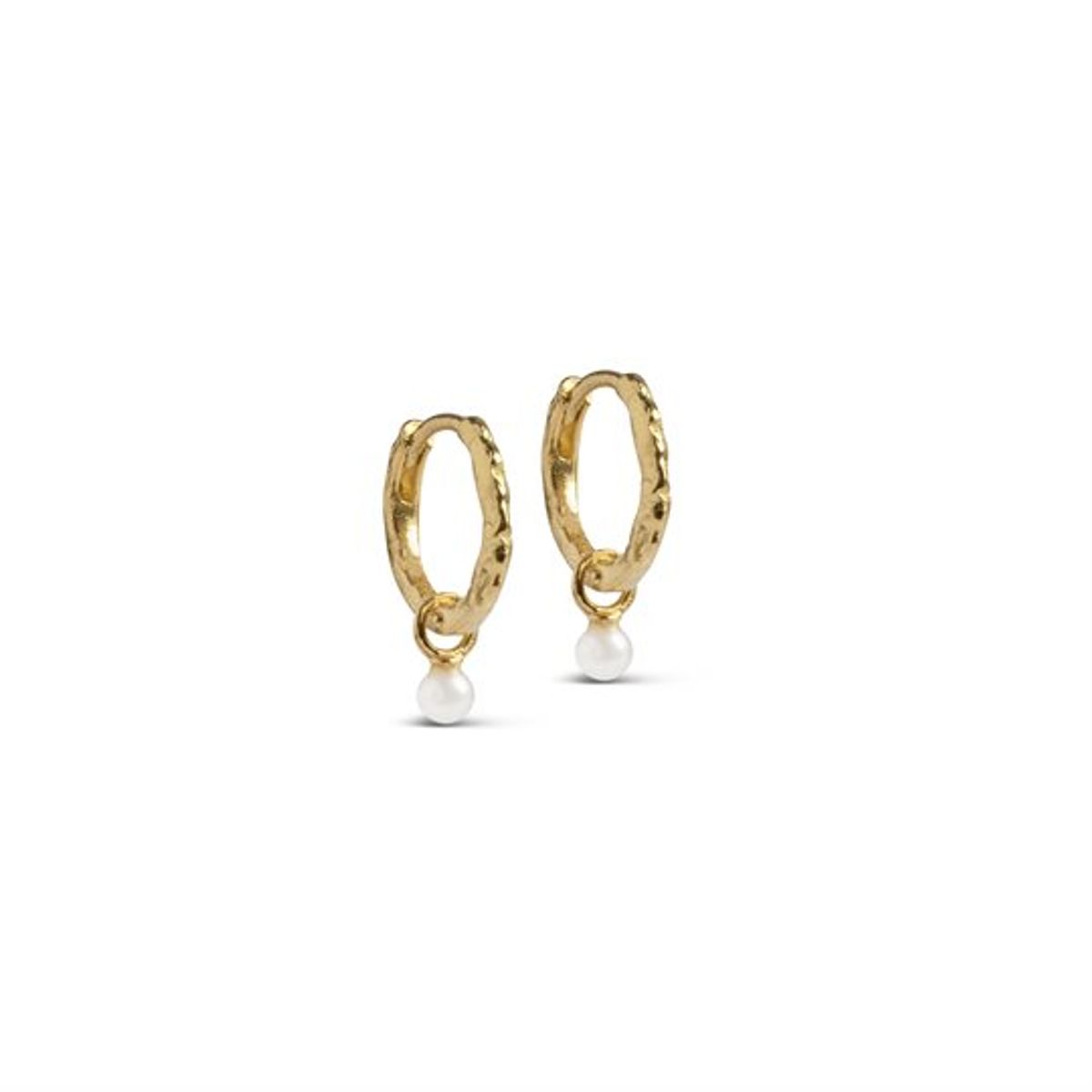 Enamel - Belle - Hoops - Pearl