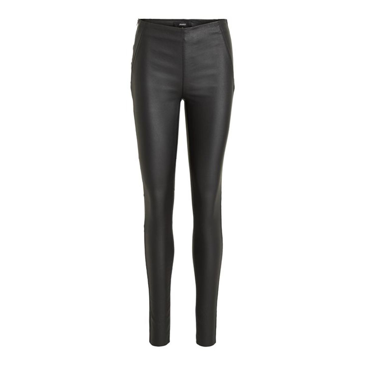 Object - Belle Mw Coated Leggings - Sort