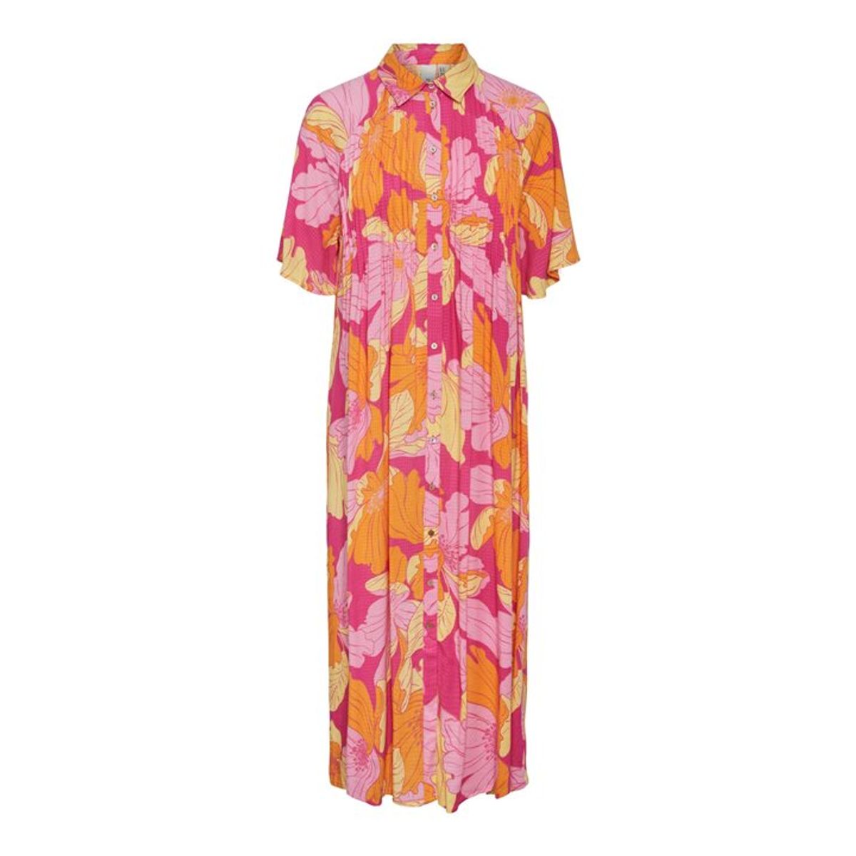 Y.A.S - Filippa 2/4 Long Dress - Fuchsia