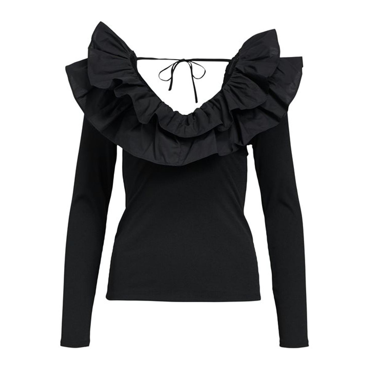 Object - Emilie L/S Top - Black