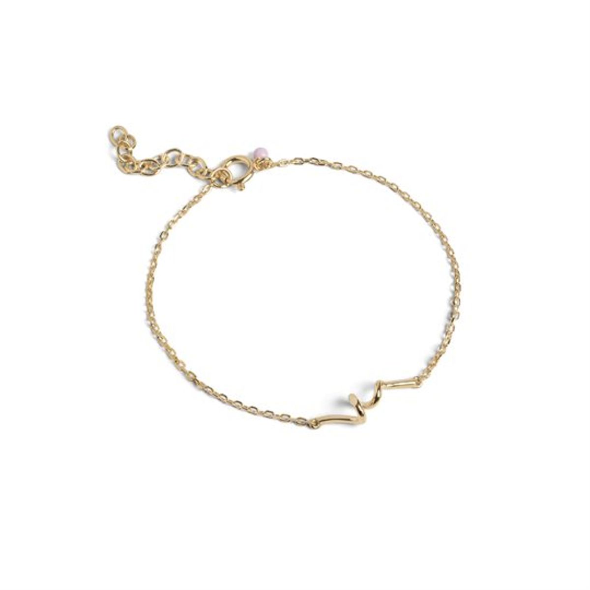 Enamel - Twist Bracelet - Guld