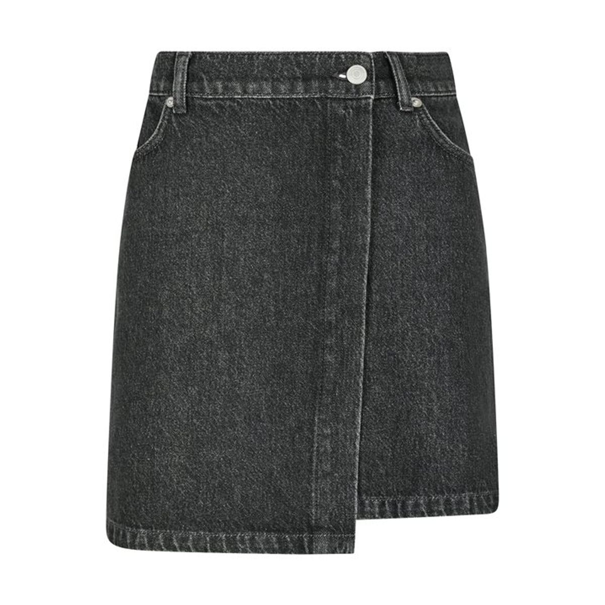 Neo Noir - kendra D Skirt - Dark Grey (OBS ET PAR DAGES EKSTRA LEVERING)