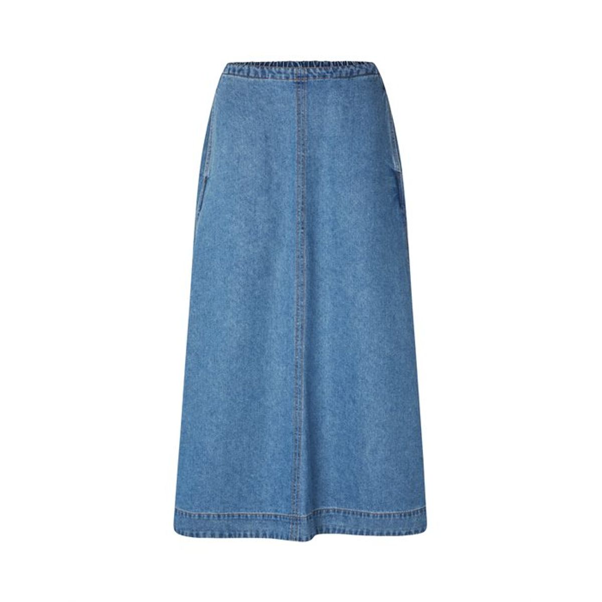 Global F - Junea Skirt - Mid Vintage Blue