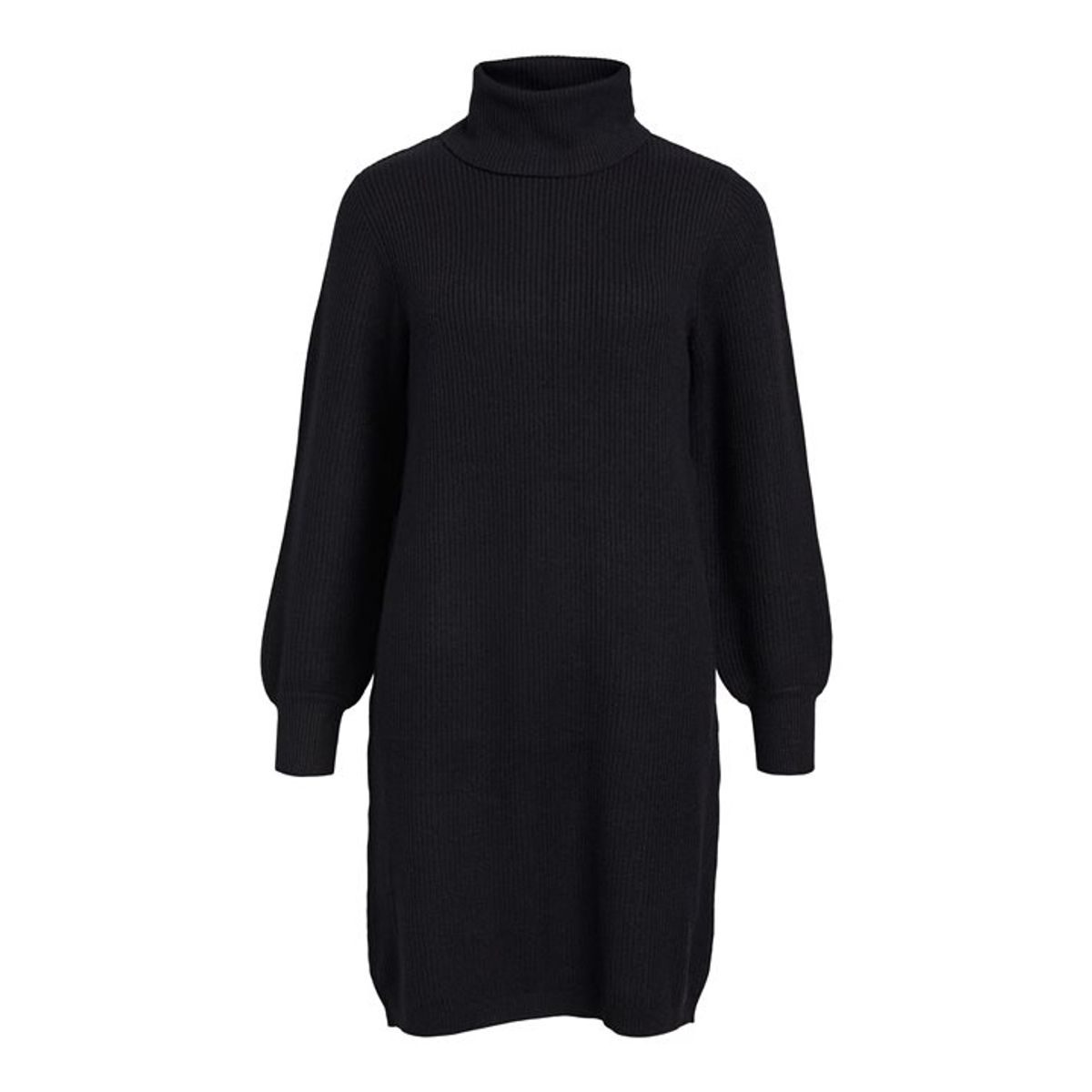 Object - Malena LS Rollneck Dress - Sort