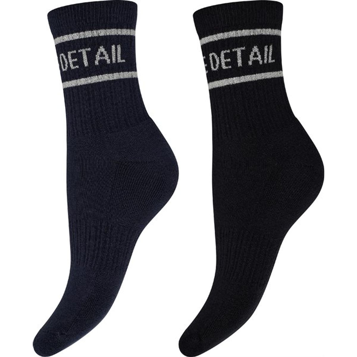 Hype The Detail - Tennis Sock 2-pk - Sort Blå