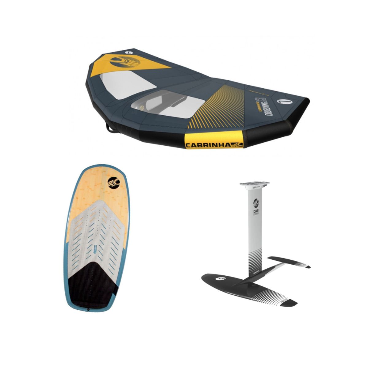 Cabrinha Code board+wing+foil - Komplet Wingsurf Pakke