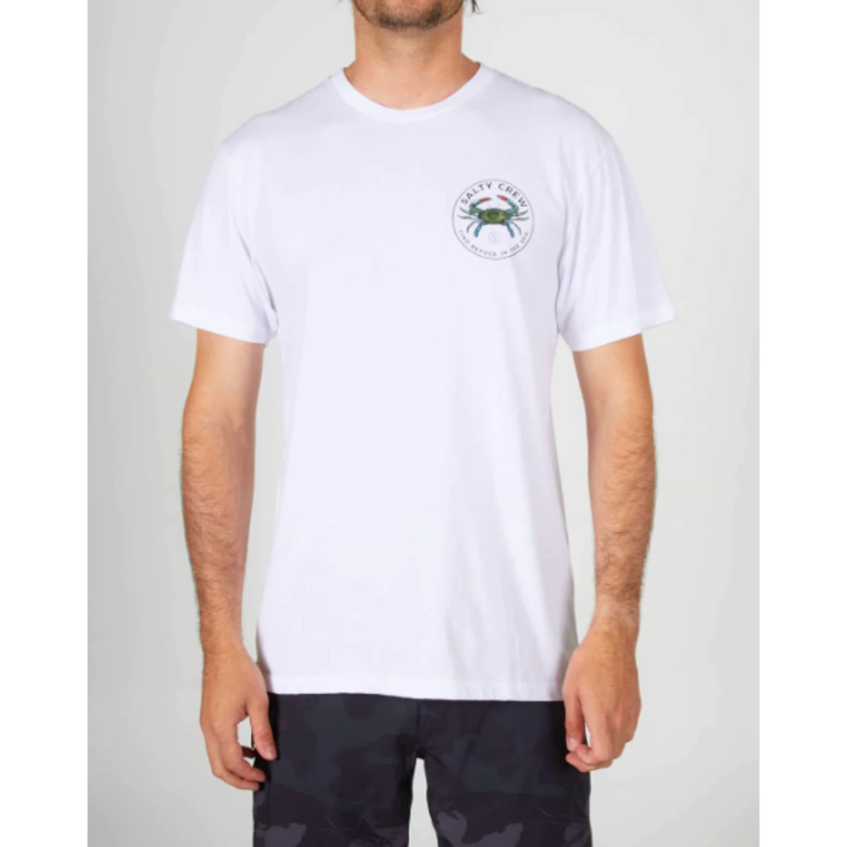 Salty Crew Blue Crabber Premium S/S Tee - Hvid