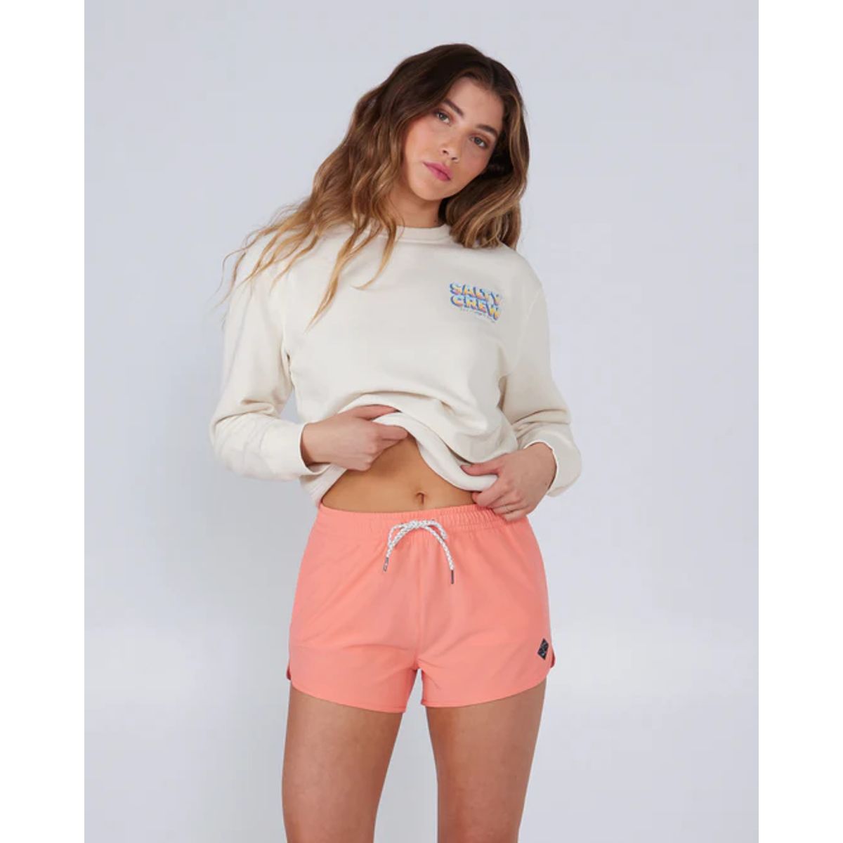 Salty Crew Beacons Shorts Dame - Sunrise Coral