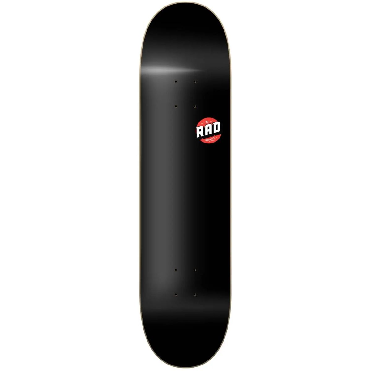 RAD Blank Logo Skateboard Deck - Sort