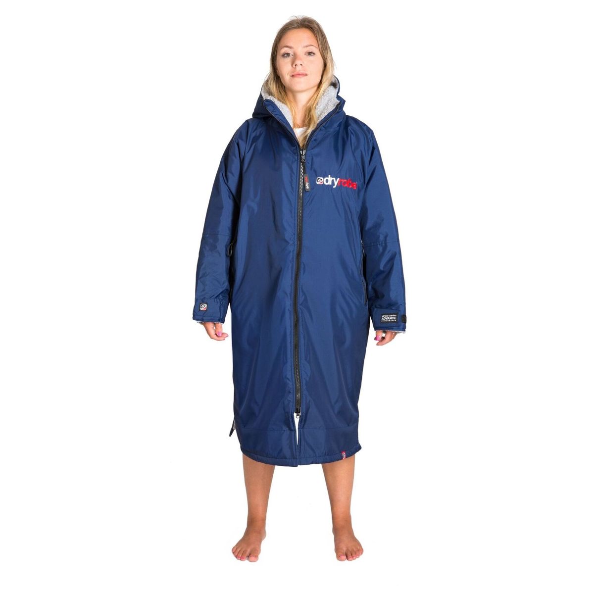 dryrobe ® Advance Long Sleve V3 - Navy/Blue Grey