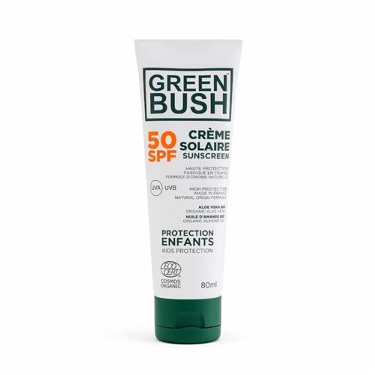 Greenbush Sunscreen SPF 50 - Bio Cosmos 80ml