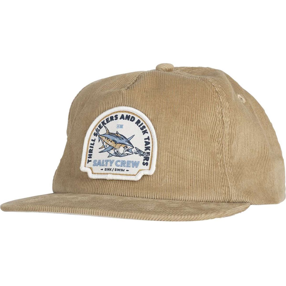 Salty Crew Chaser Cord 5 Panel - Straw Slate