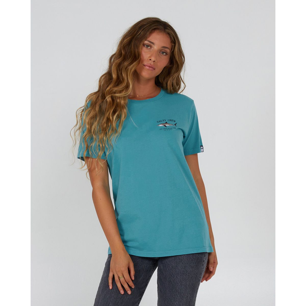 Salty Crew Bruce Boyfriend Tee - Sea Green - S