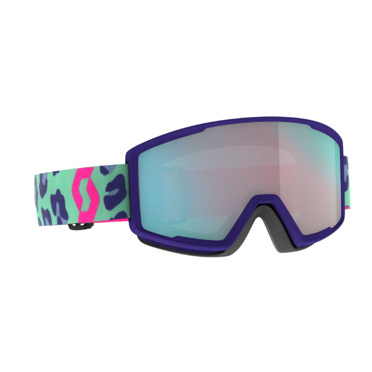 SCOTT Factor Pro Skibriller - Mint Green/Neon Lyserød