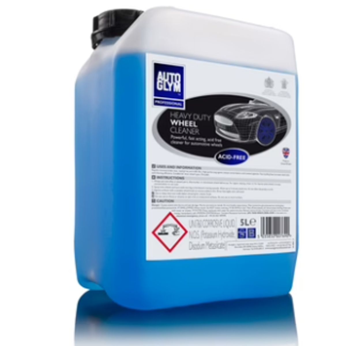 Autoglym Fælgrens Syrefri - Autoglym Heavy Duty Acid Free Wheel Cleaner 5 ltr