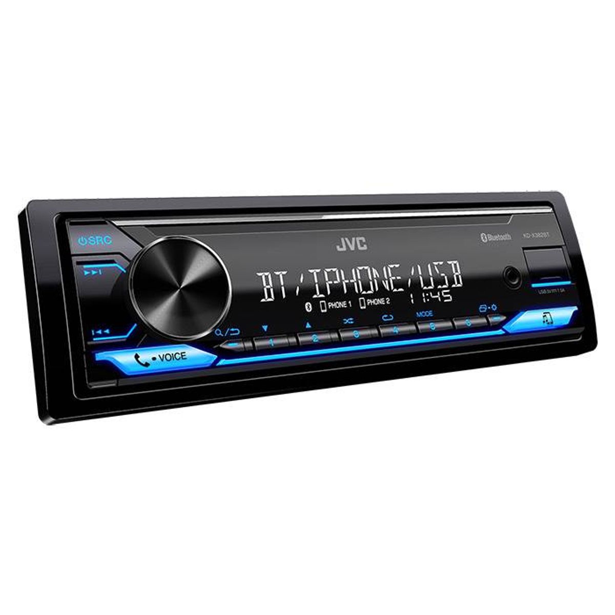 JVC autoradio KDX382BT autoradio RDS tuner og bluehooth, 100 mm