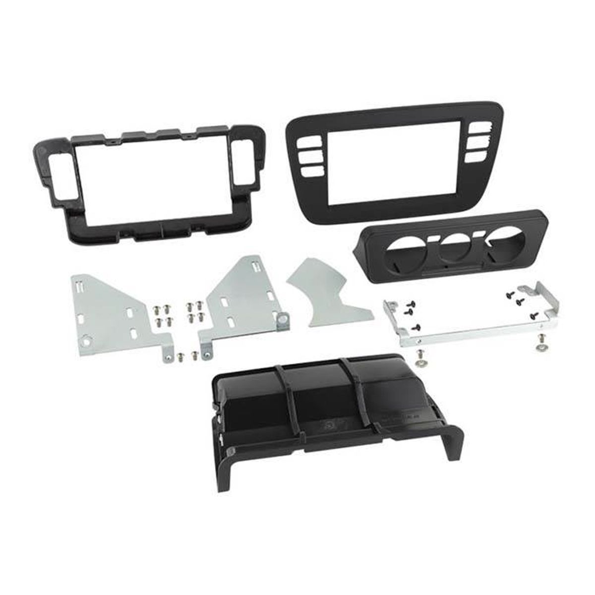 2 DIN Radioramme kit til VW UP! Skoda Citigo og Seat Mii, sort