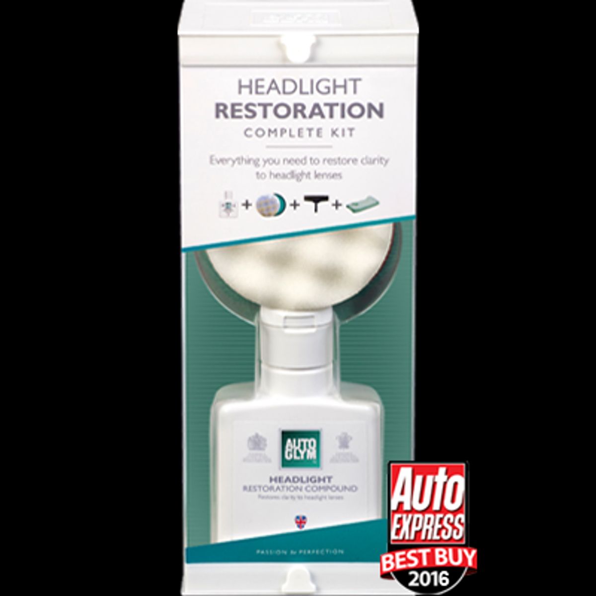 Autoglym Lygtepolering - Headlight Restoration kit