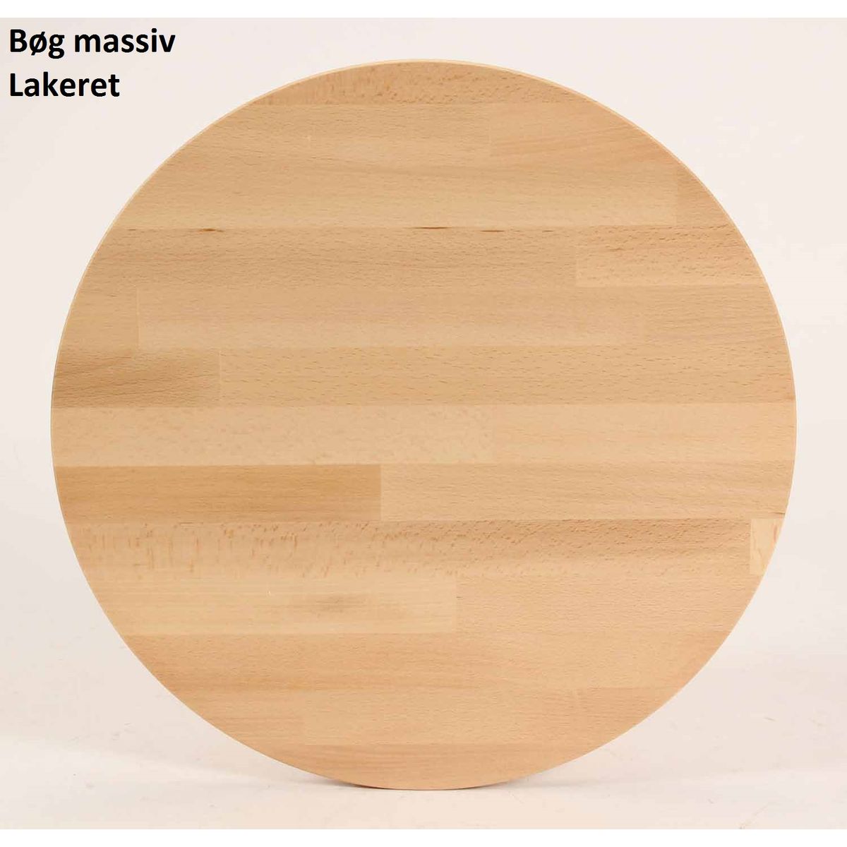 CT 10 - Sofabord i massiv bøg og diameter 50 cm Højde 50 cm Lakeret