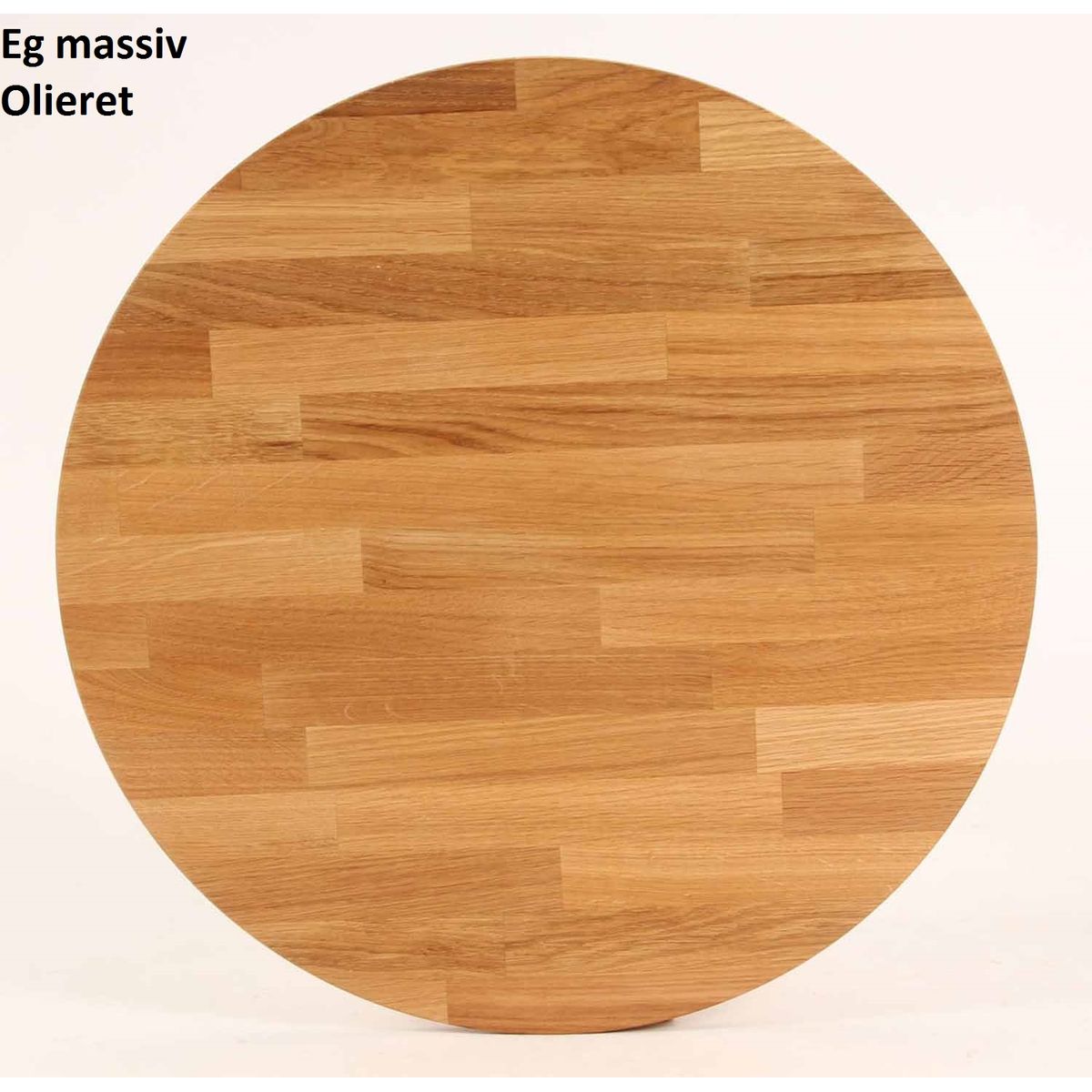 CT 10 - Sofabord i massiv eg og diameter 50 cm Højde 50 cm Olieret