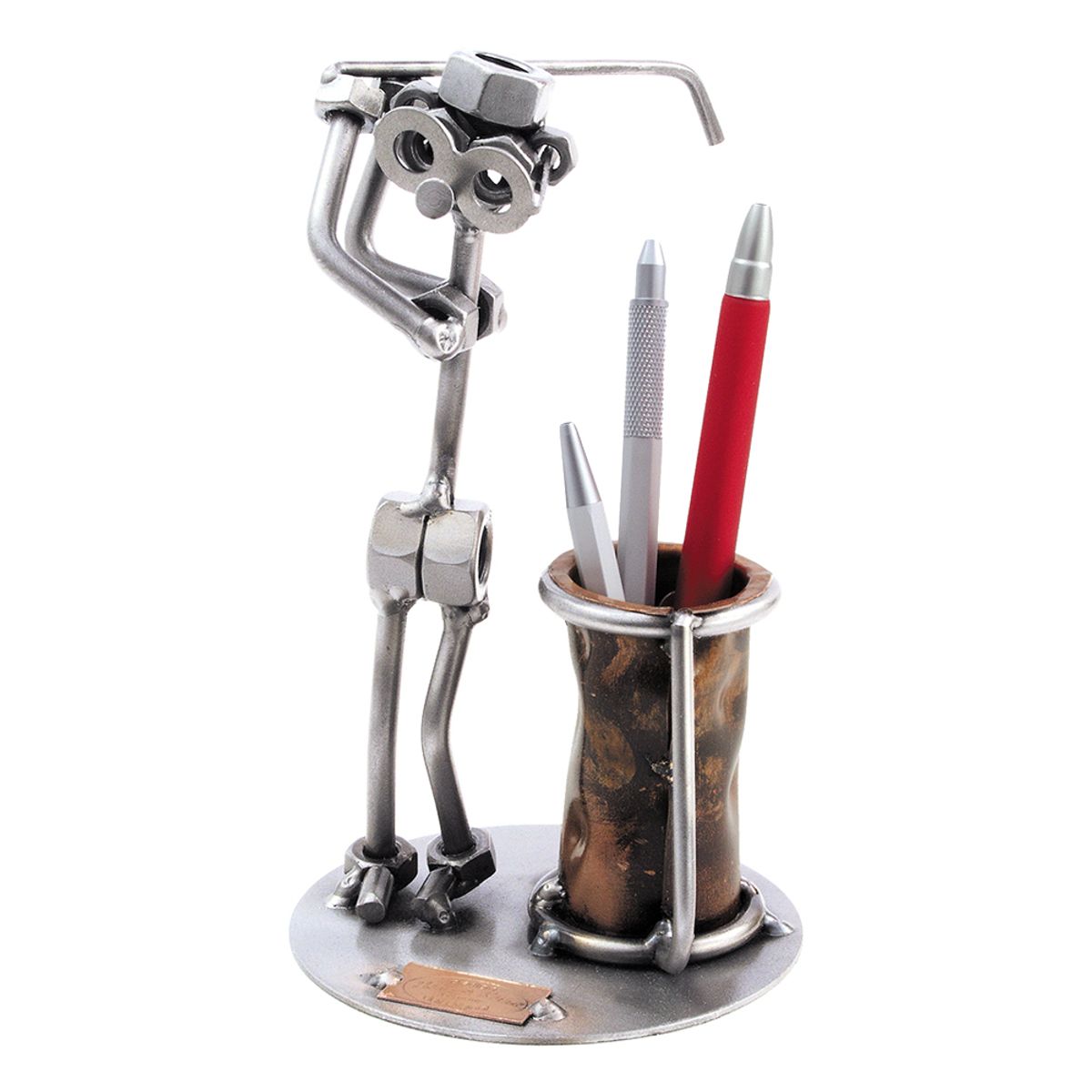 Metalfigur - Golfbag penholder