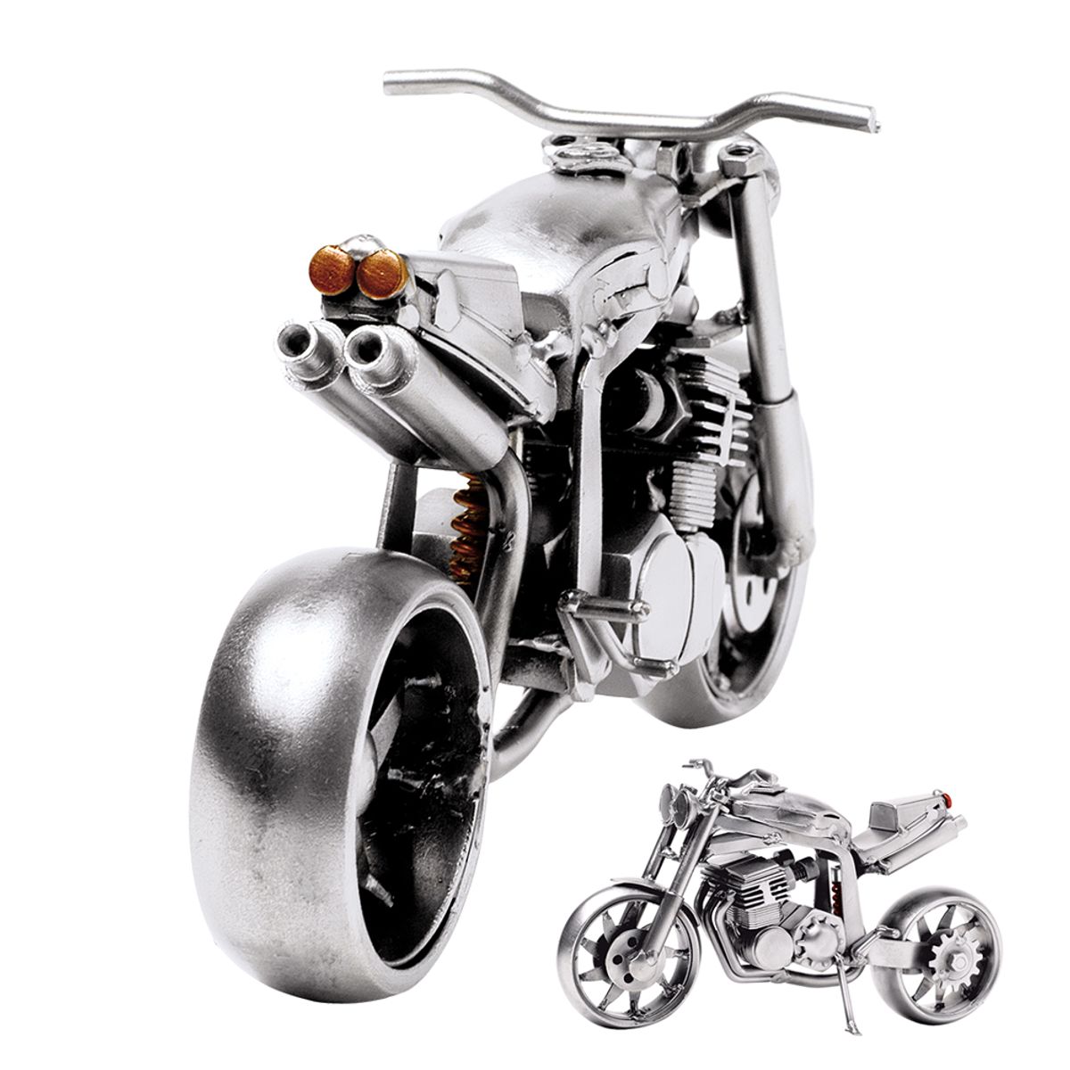 Metalfigur motorcykel - Streetfighter bike