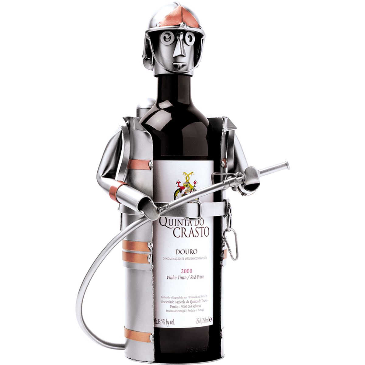 Metalfigur - Brandmand - Vinholder